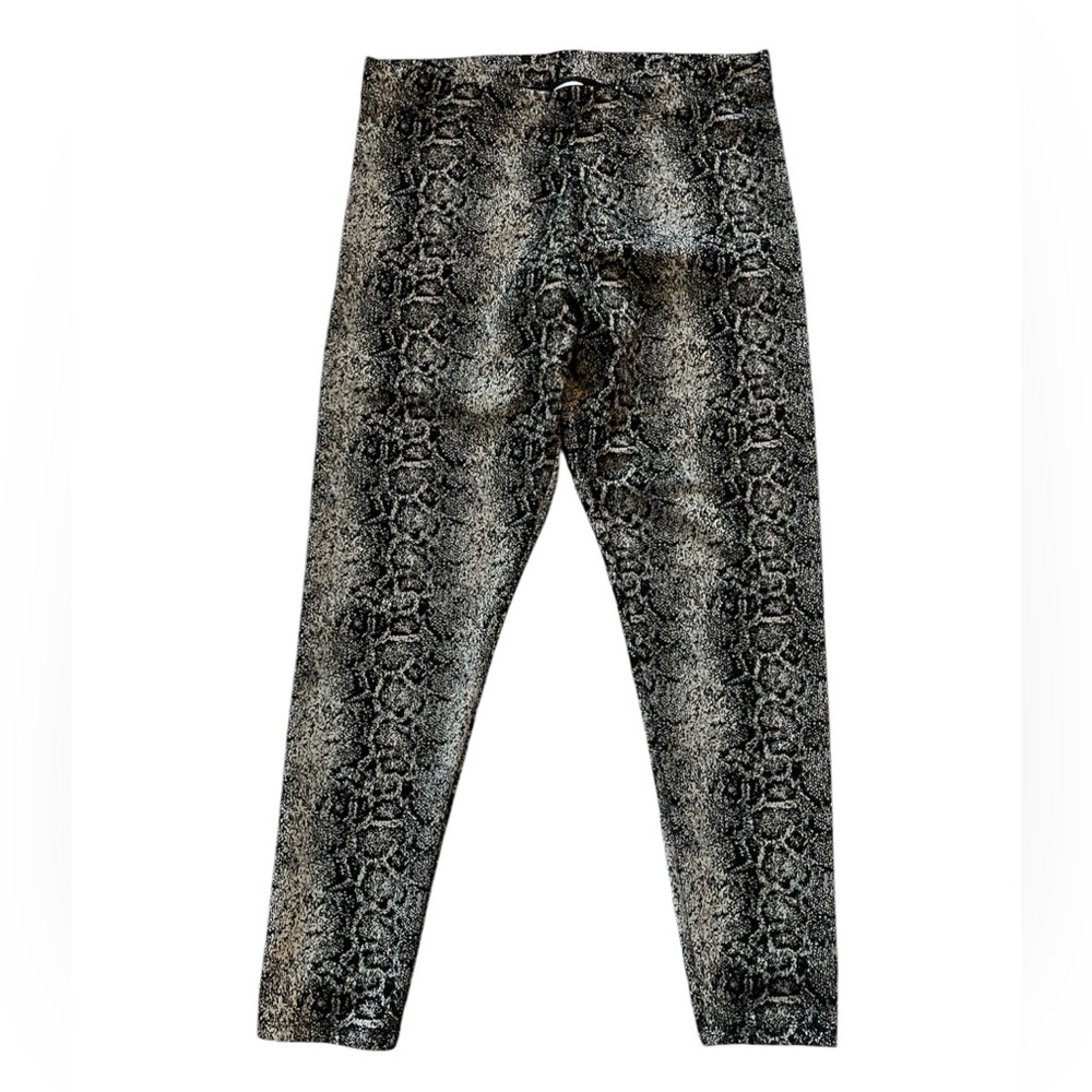 Joe Fresh snakeskin leggings, Sz L